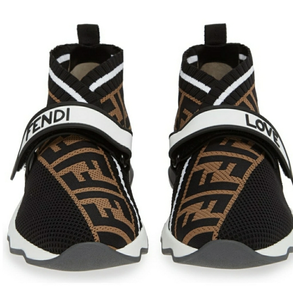 Fendi Rockoko Knit Sneakers